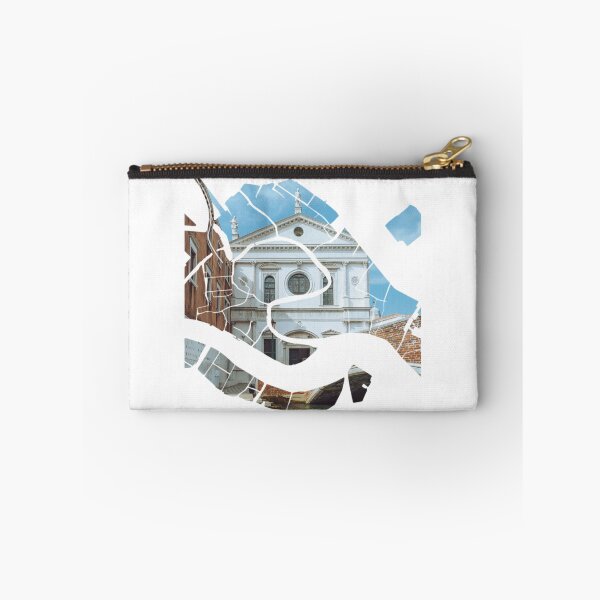 Item preview, Venice Map San Trovaso Church Facade Canal Silhouette designed and sold by Maroan93.