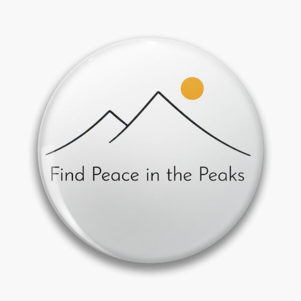 Item preview, Find Peace in the Peaks designed and sold by GabeMountainArt.