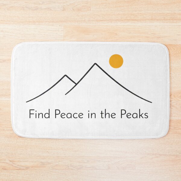 Item preview, Find Peace in the Peaks designed and sold by GabeMountainArt.