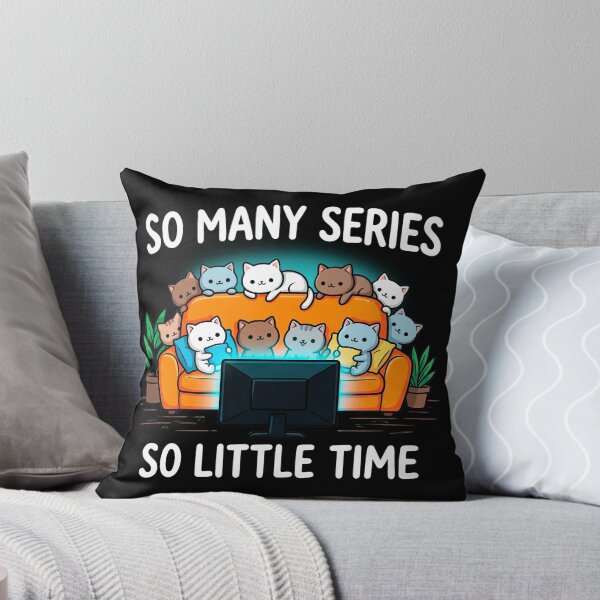 Item preview, So Many Series So Little Time - Kawaii Couch Cats designed and sold by TheSamuraiCat.