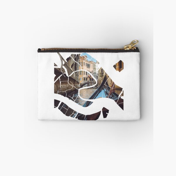 Item preview, Venice Map Gondola Prow Canal View Silhouette designed and sold by Maroan93.