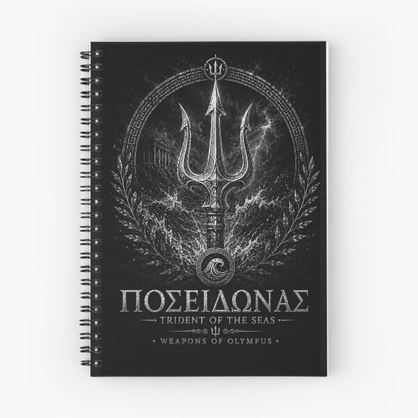 Item preview, Poseidon Trident of the Seas – Black & White Greek Mythology designed and sold by Ancient-Era.