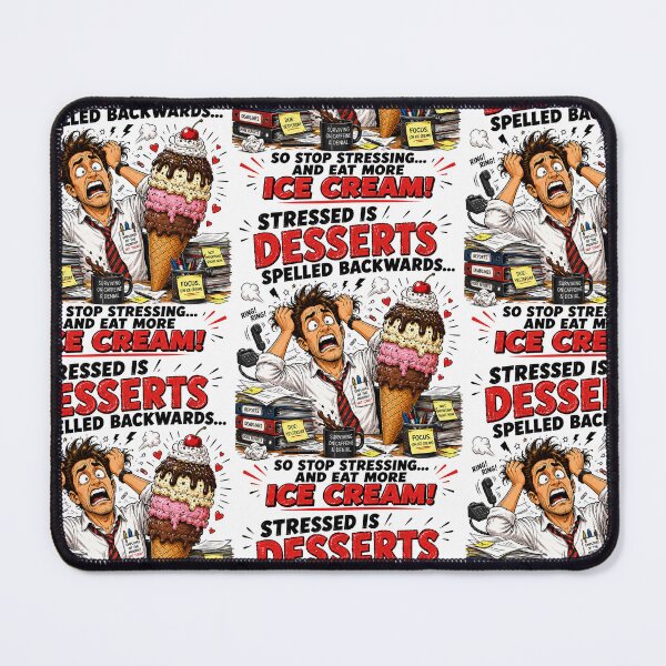 Item preview, Stressed Is Desserts Spelled Backwards designed and sold by Mad Axle Studios.