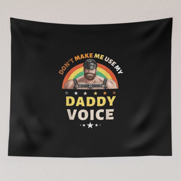Item preview, Mens Don't Make Me Use My Daddy Voice Funny Gay Bear Pride designed and sold by thesameperson45.