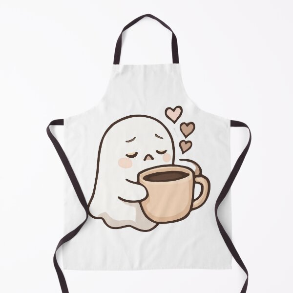 Item preview, Sleepy Ghost With Coffee ?☕ designed and sold by FreshSticker co..