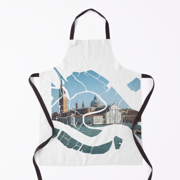 Item preview, Venice Map San Giorgio Maggiore Island Gondolas Silhouette V2 designed and sold by Maroan93.