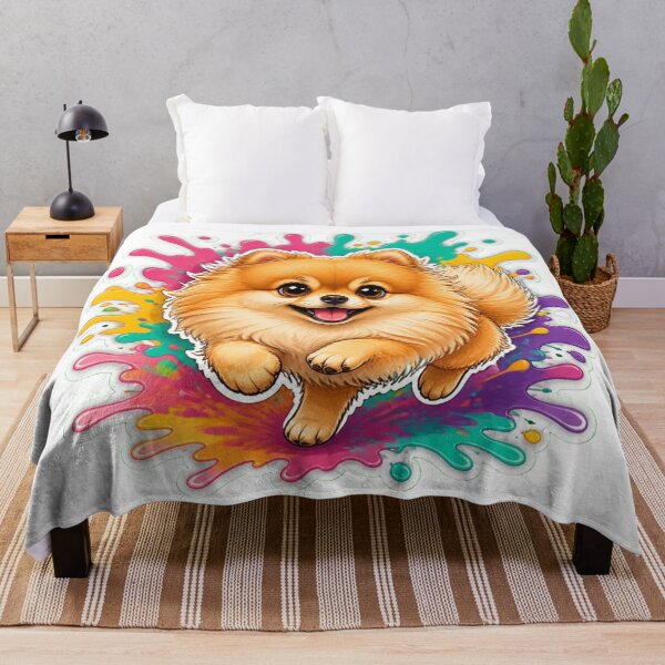 Item preview, Pomeranian Candy Cloud – Cute Fluffy Dog Sticker designed and sold by Benjipawprints.