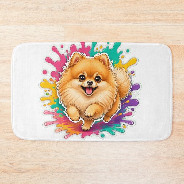 Item preview, Pomeranian Candy Cloud – Cute Fluffy Dog Sticker designed and sold by Benjipawprints.
