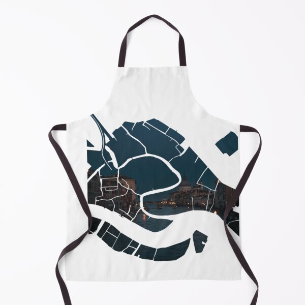 Item preview, Venice Map Santa Maria della Salute Grand Canal Twilight Silhouette designed and sold by Maroan93.