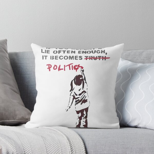 Item preview, Lie Becomes Politics Statement Art ⭐⭐⭐⭐⭐ designed and sold by PotatoCutie.