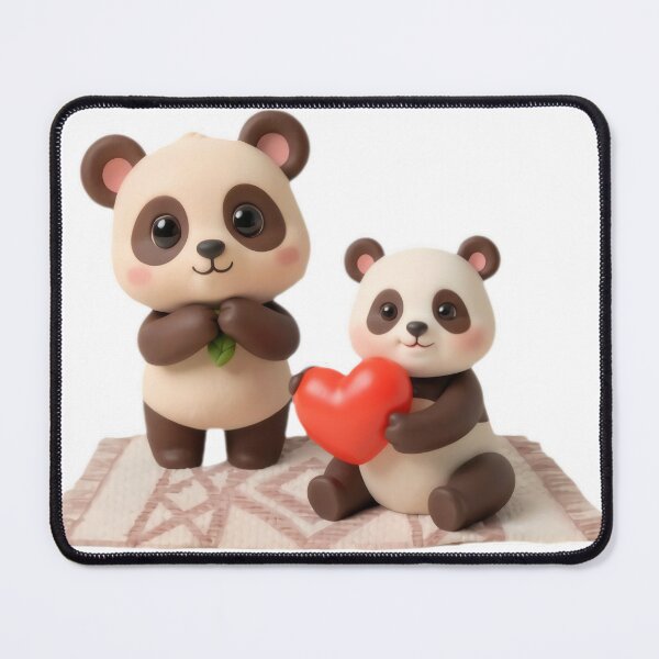 Item preview, Cute Pandas with Heart designed and sold by Agnisherl.