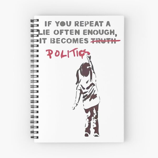 Item preview, Lie Becomes Politics Statement Art ⭐⭐⭐⭐⭐ designed and sold by PotatoCutie.