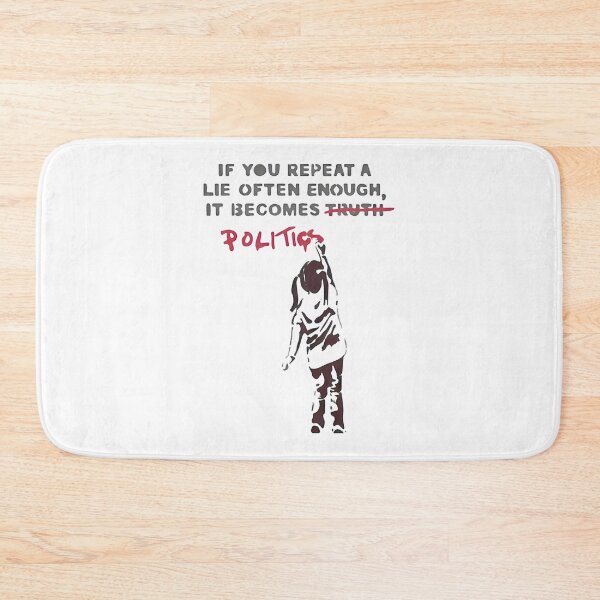 Item preview, Lie Becomes Politics Statement Art ⭐⭐⭐⭐⭐ designed and sold by PotatoCutie.