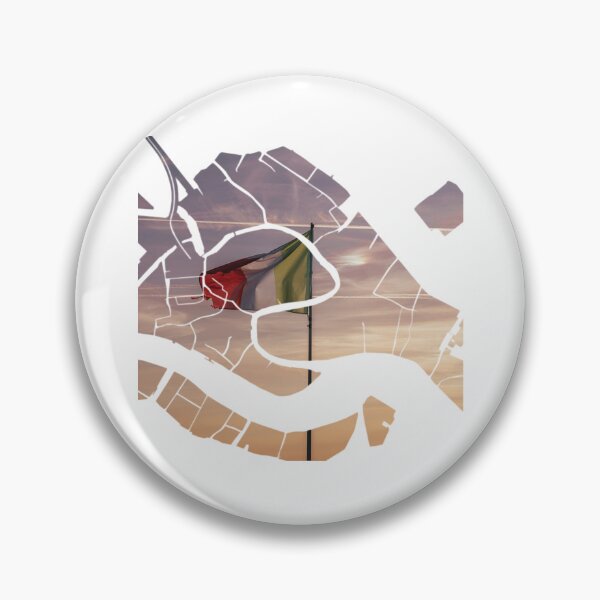 Item preview, Venice Map Italian Flag Sunset Sky Silhouette designed and sold by Maroan93.