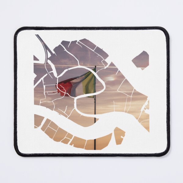 Item preview, Venice Map Italian Flag Sunset Sky Silhouette designed and sold by Maroan93.