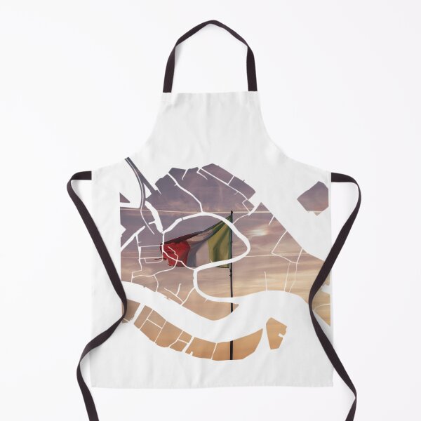 Item preview, Venice Map Italian Flag Sunset Sky Silhouette designed and sold by Maroan93.