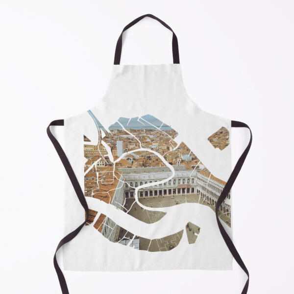 Item preview, Mapa de Venecia Plaza de San Marcos Museo Correr Vista aérea Silueta designed and sold by Maroan93.