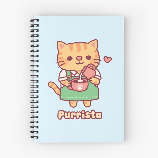 Item preview, Cute Ginger Cat Barista Purrista designed and sold by rustydoodle.