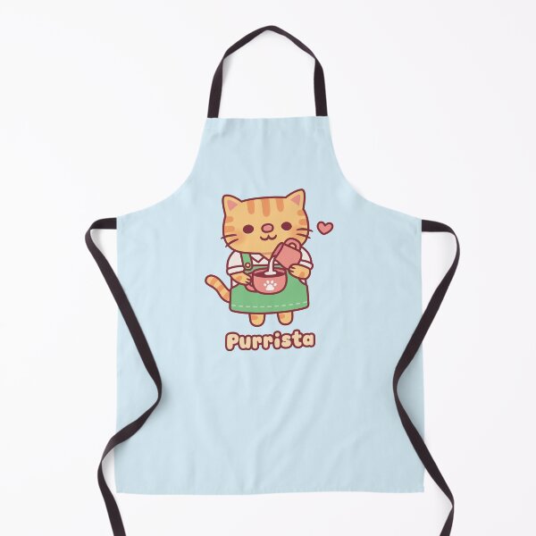 Item preview, Cute Ginger Cat Barista Purrista designed and sold by rustydoodle.