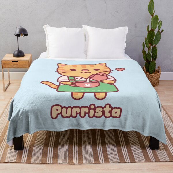 Item preview, Cute Ginger Cat Barista Purrista designed and sold by rustydoodle.