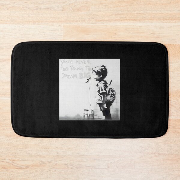 Item preview, Banksy Youre Never Too Young To Dream Bigpng ⭐⭐⭐⭐⭐ designed and sold by PotatoCutie.