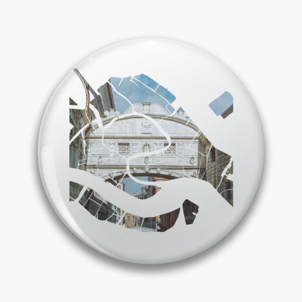Item preview, Venice Map Bridge of Sighs Architecture Silhouette designed and sold by Maroan93.