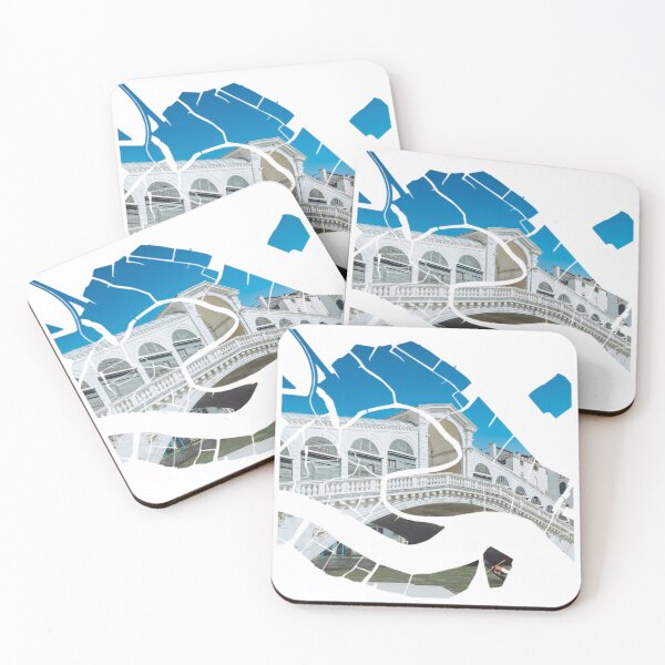 Item preview, Venice Map Rialto Bridge Architecture Grand Canal Silhouette designed and sold by Maroan93.