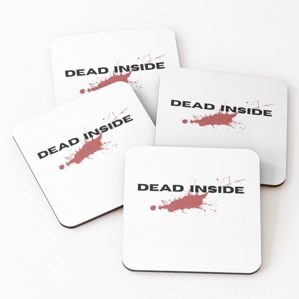 Item preview, Dead Inside Halloween Blood Splatter  designed and sold by StudioBhavna.