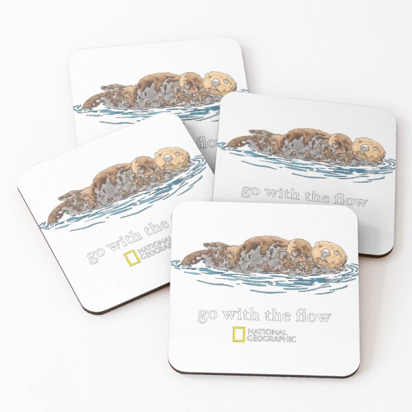 Item preview, Go With The Flow National Geographic Sea Otter Wil designed and sold by atreyoshop.