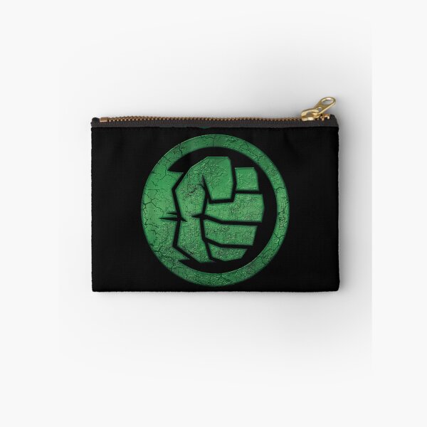 Item preview, MarveI Hulk Smash Fist Circle Logo Green Stone Poster designed and sold by thesameperson45.