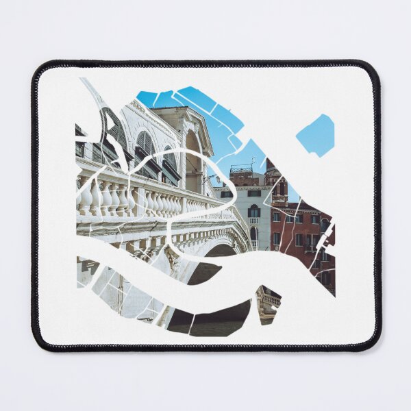 Item preview, Venice Map Rialto Bridge Architecture Grand Canal Silhouette V2 designed and sold by Maroan93.