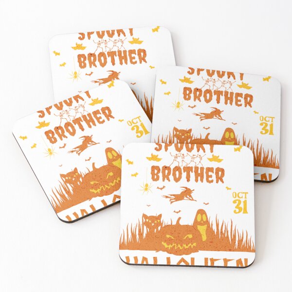 Item preview, Spooky Brother Halloween – Cute Pumpkin Ghost Halloween Design designed and sold by MOCH- ART.