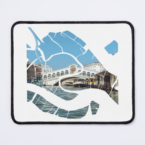 Item preview, Venice Map Rialto Bridge Architecture Grand Canal Silhouette V3 designed and sold by Maroan93.