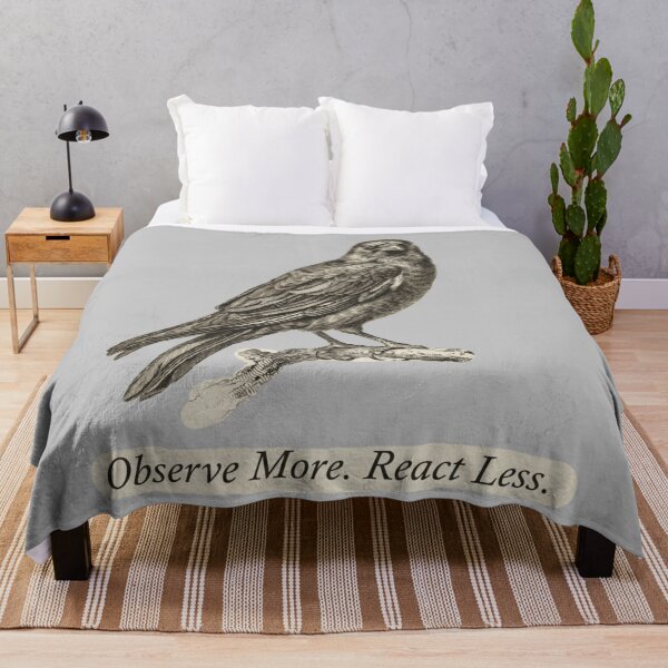Item preview, Raven - Observe more. React less. designed and sold by 123ks.