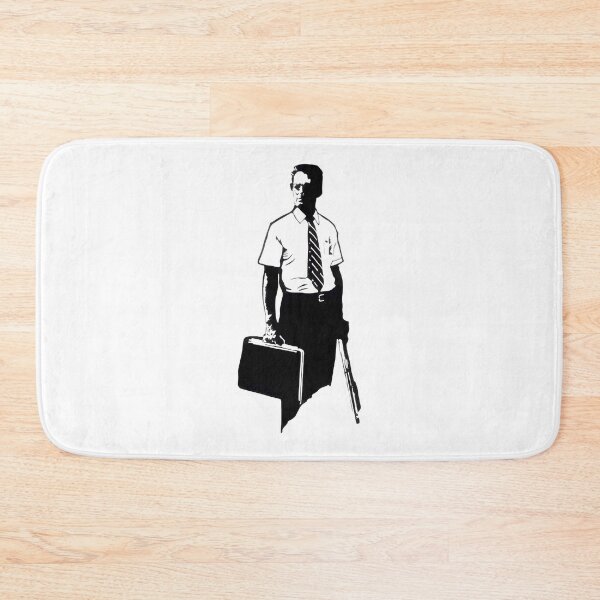 Item preview, Man With Briefcase Silhouette ⭐⭐⭐⭐⭐ designed and sold by PotatoCutie.