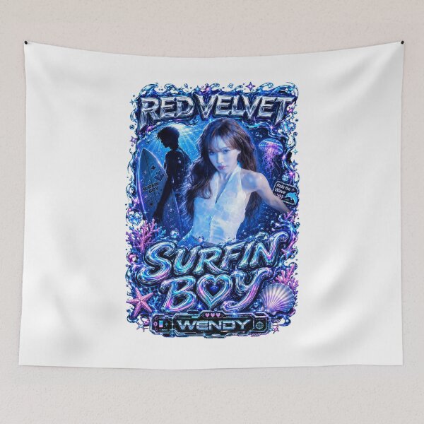 Item preview, Surfin Boy Wendy Red Velvet Deep Blue designed and sold by Valereekmerch.