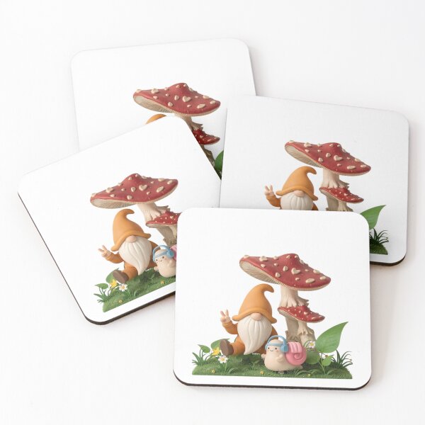 Item preview, Whimsical Gnome and Snail designed and sold by Agnisherl.