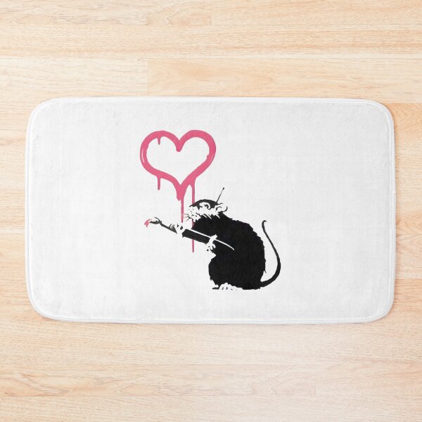 Item preview, Rat Painting Heart Spray Art ⭐⭐⭐⭐⭐ designed and sold by PotatoCutie.