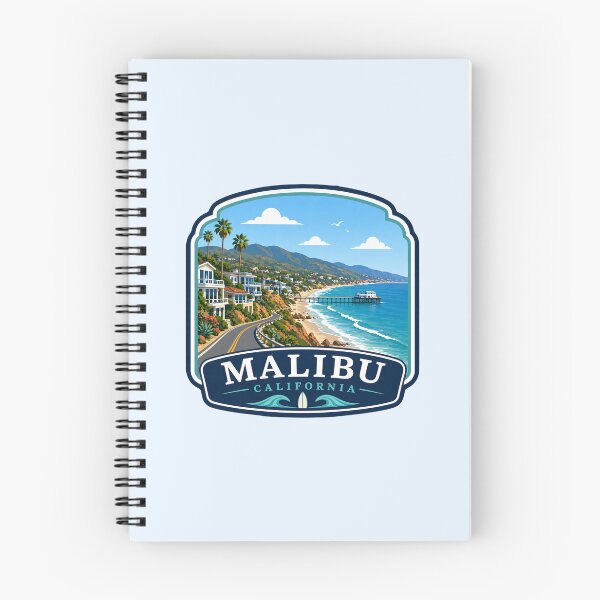 Item preview, Malibu, California - Coastal Highway Pier Ocean View designed and sold by Myra365Art.