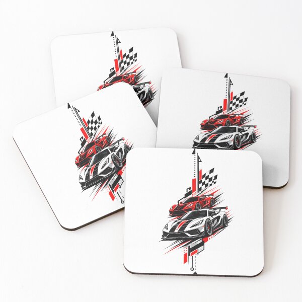 Item preview, Supercars Racing Speed Checkered Flag Motorsport Sports Car Art designed and sold by Shakhbata-1.