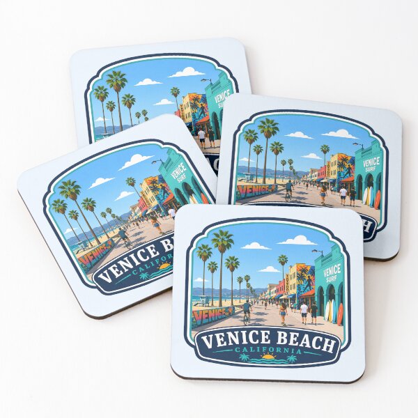 Item preview, Venice Beach, California - Boardwalk designed and sold by Myra365Art.