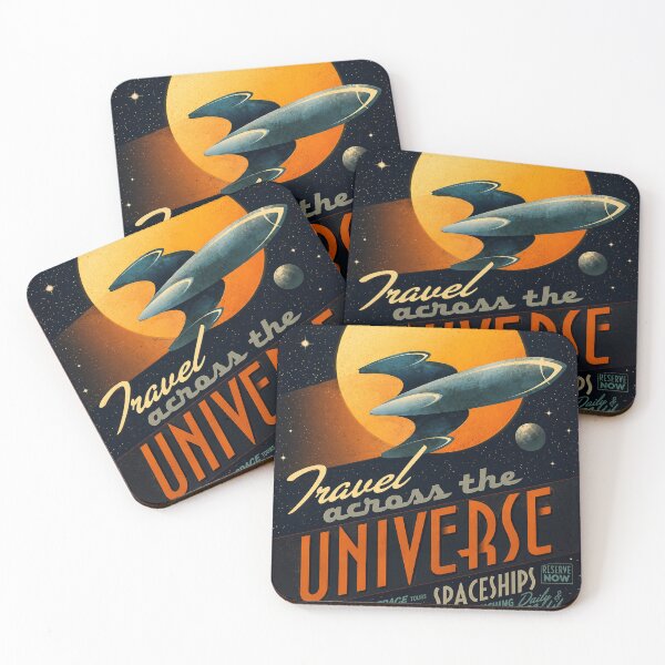 Item preview, Travel Across the Universe Retro Space designed and sold by NordenPosters.