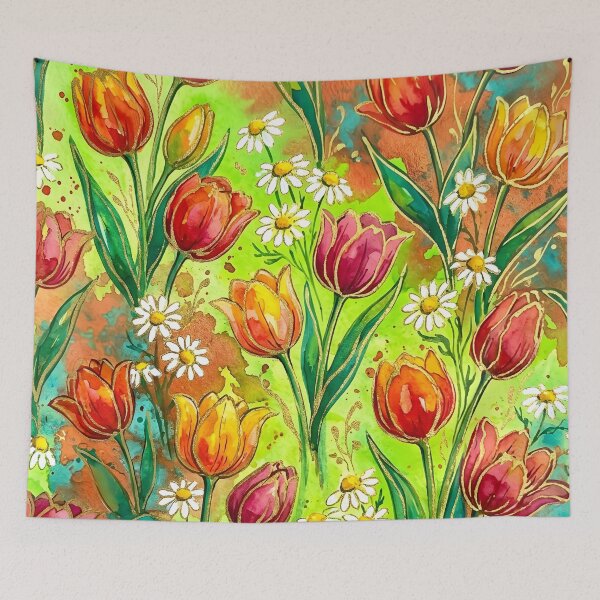 Item preview, Tulip and Camomile designed and sold by GraphicsClub.