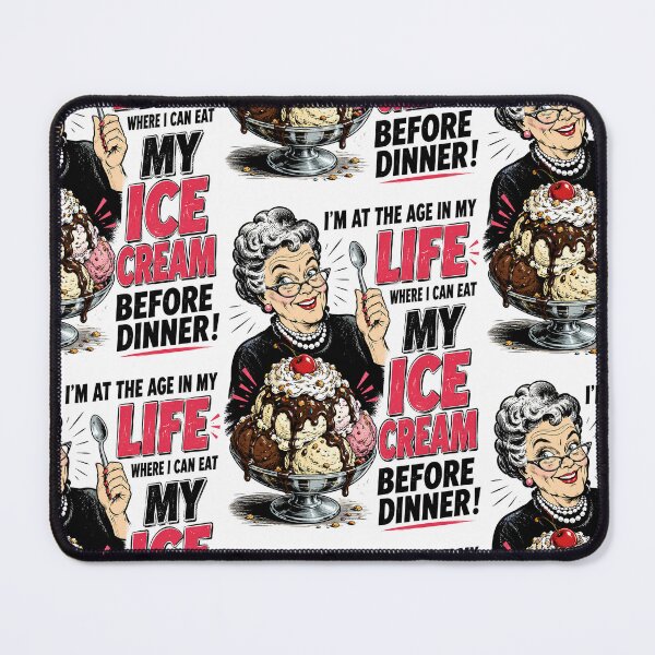 Item preview, I Can Eat My Ice Cream Before Dinner designed and sold by Mad Axle Studios.