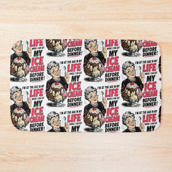 Item preview, I Can Eat My Ice Cream Before Dinner designed and sold by Mad Axle Studios.