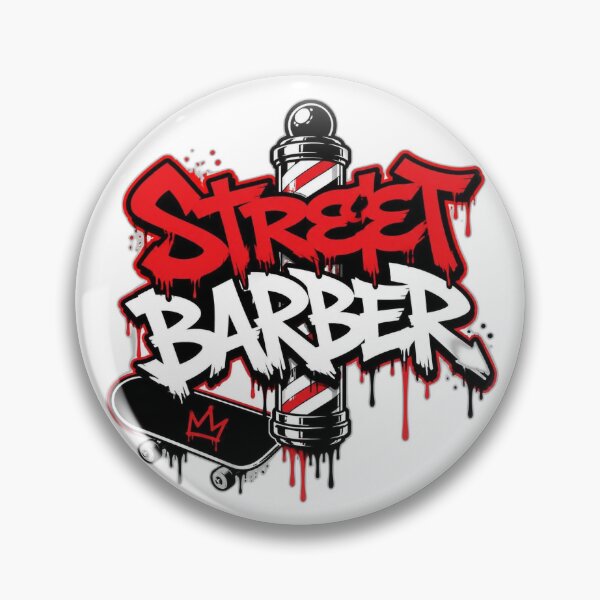 Item preview, Street Barber Graffiti Skateboard Barber Pole Art designed and sold by Barber MD Culture.