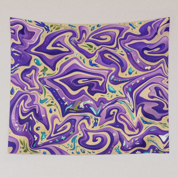 Item preview, A vibrant swirl of flowers designed and sold by Sigtrix.