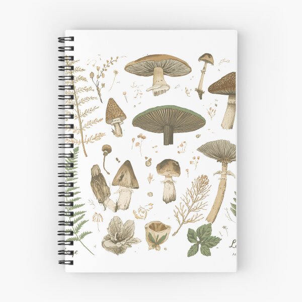 Item preview, Mushroom Forest Botanical Illustration designed and sold by Tee-Pulse.