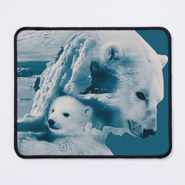 Item preview, Polar Bear Double Exposure Art designed and sold by JelliGraphy.