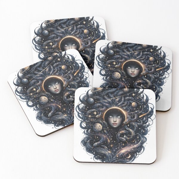 Item preview, Medusa Cosmic Serpent designed and sold by ChicClicker.